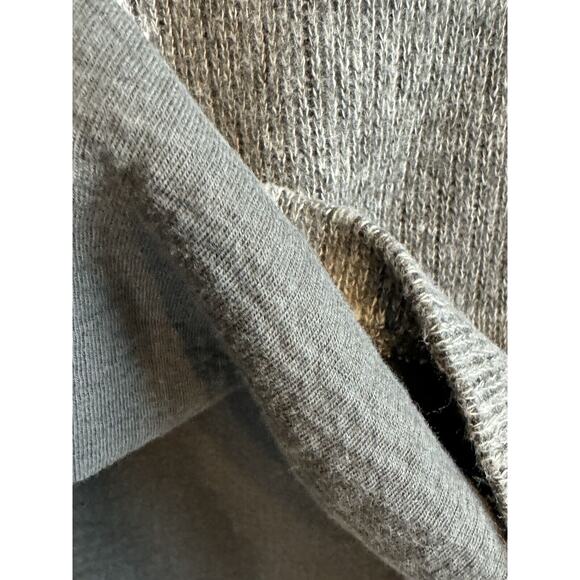 Zara Mock Neck Sweater, Heather Gray M Minimalist effortless 61-05 - Picture 6 of 16